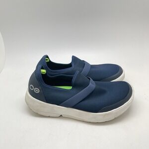 Oofos Sneakers Womens 10 Blue OOmg‎ Sport Slip On Recovery Athletic Gym Shoes